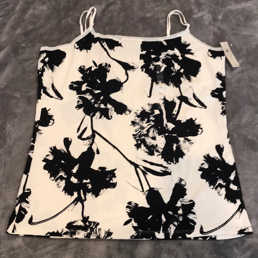 Ann Taylor black and whit camisole